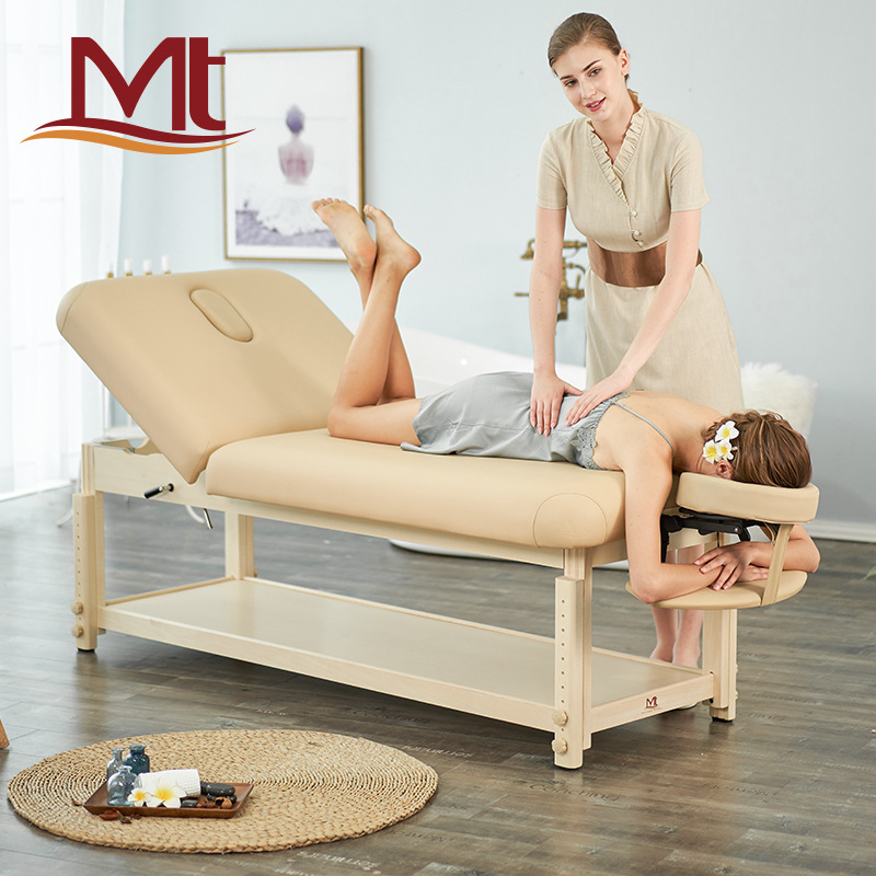 Giường Massage Điều Chỉnh Độ Cao Bằng Tay