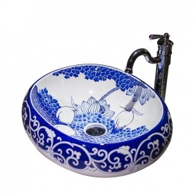 CHẬU LAVABO GỐM SỨ LVB 017