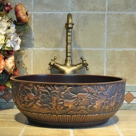 CHẬU LAVABO GỐM SỨ LVB 019