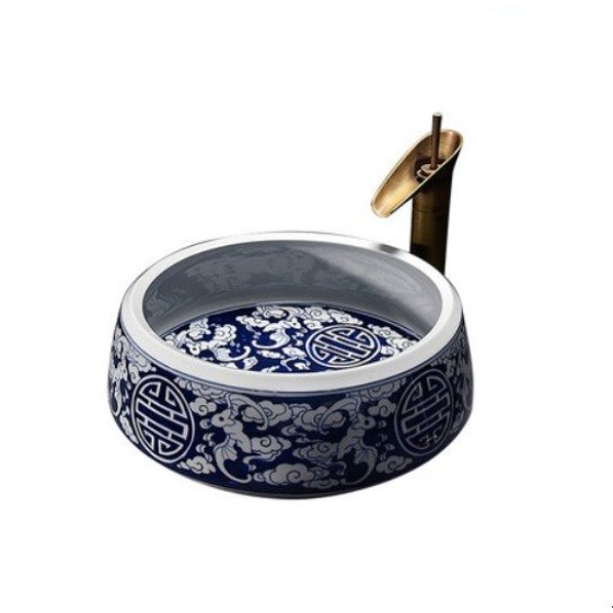 CHẬU LAVABO GỐM SỨ LVB 011