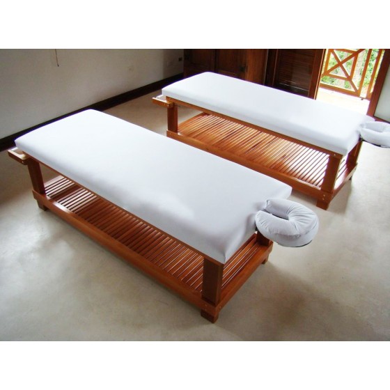 Giường gỗ massage